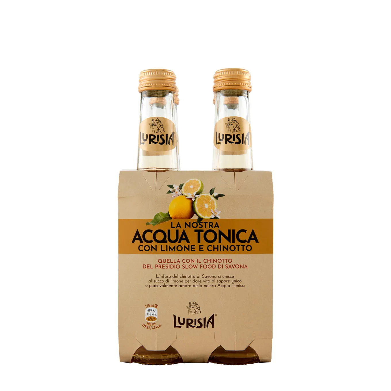 Acqua Tonica con Limone e Chinotto 4x275ml