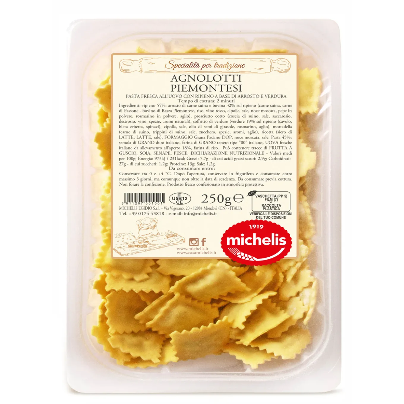 Agnolotti Piemontesi 250g