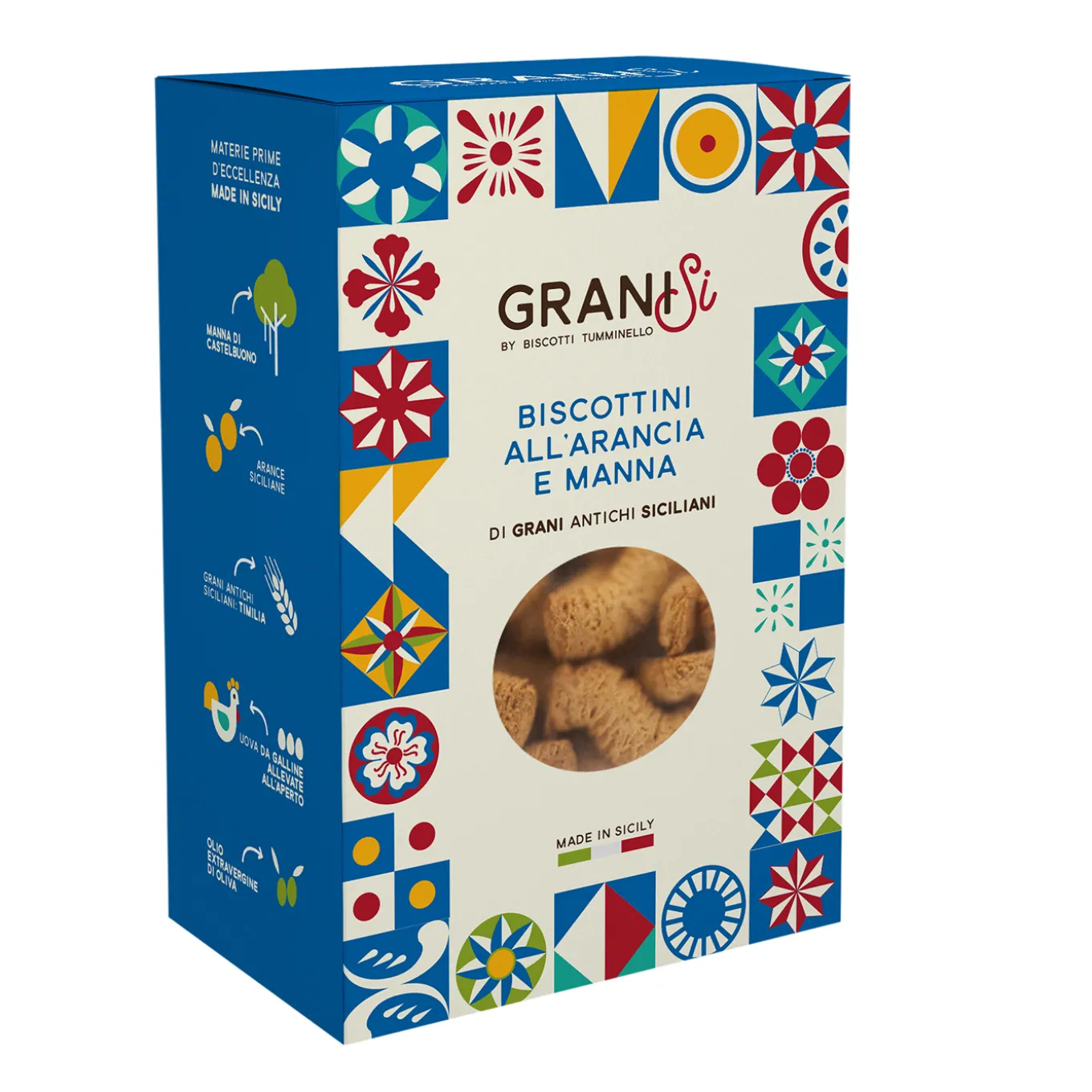 Biscottini all’Arancia e Manna 210g