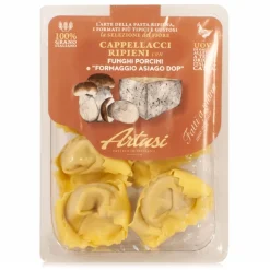 Cappellacci con Funghi Porcini e Formaggio Asiago DOP 300g
