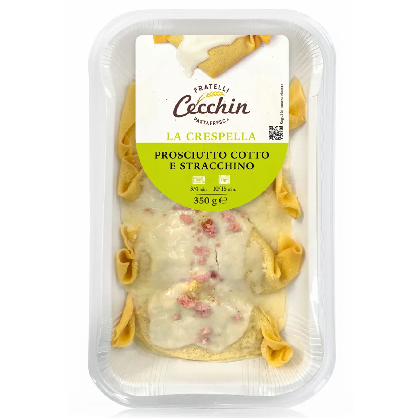 Crespelle Prosciutto Cotto e Stracchino 350g