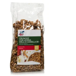 Crunchy Avena Mela e Cannella BIO 375g