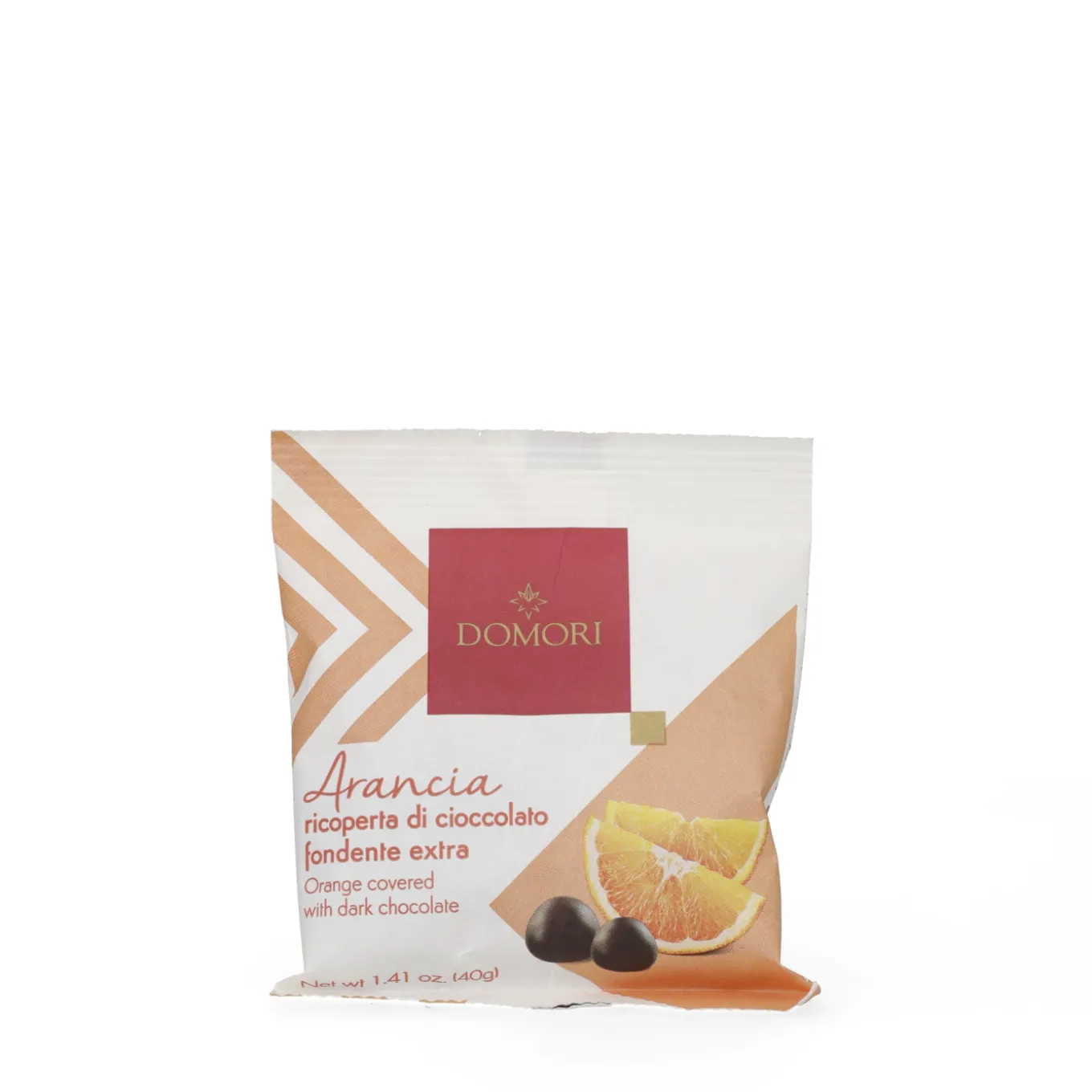Cubetti di Cioccolato Fondente e Arancia 50g