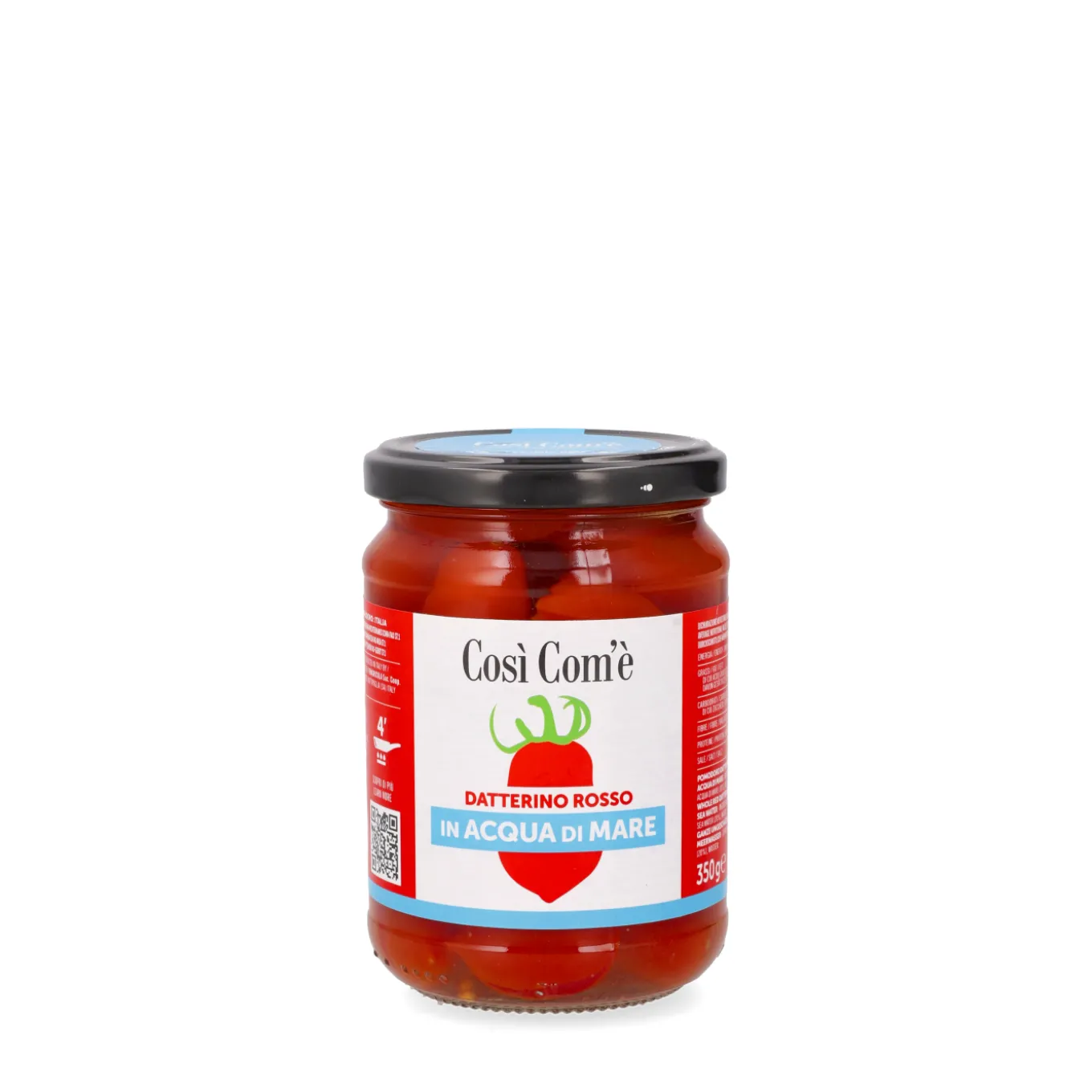 Datterino Rosso in Acqua di Mare 350g