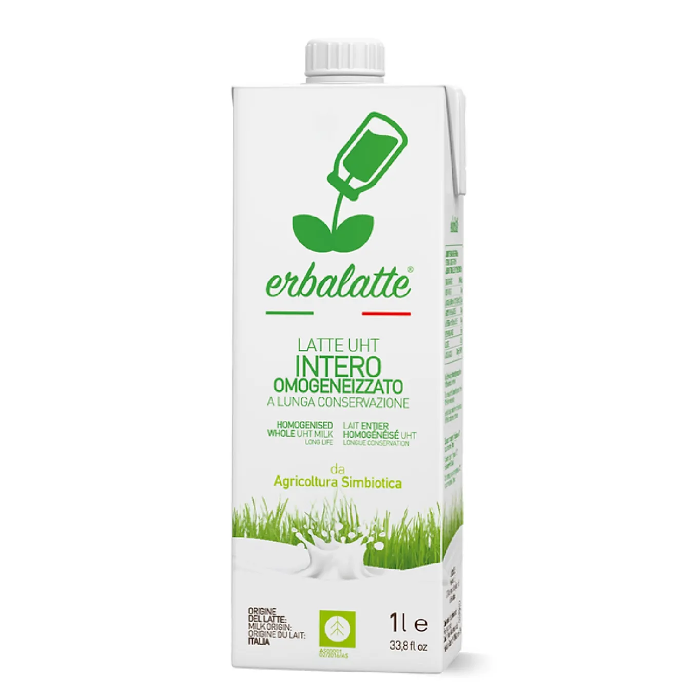 Erbalatte Intero UHT da Agricoltura Simbiotica 1l