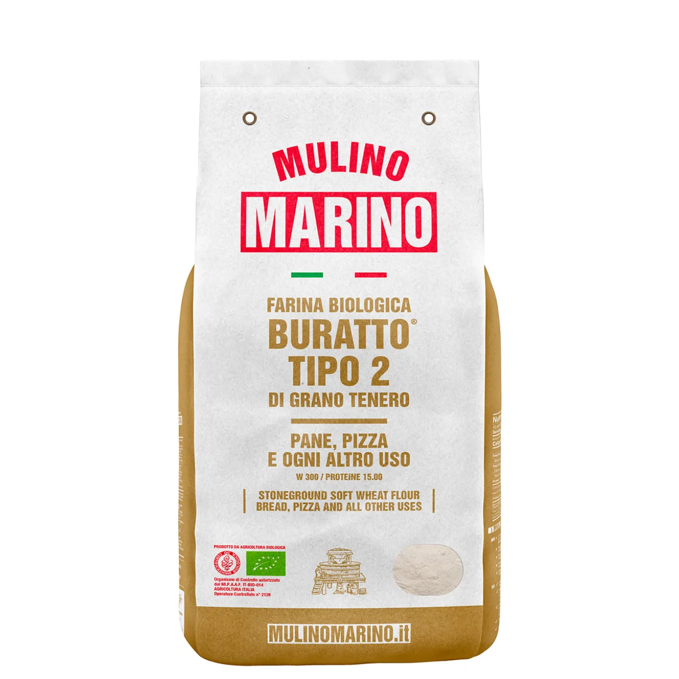 Farina Biologica di Grano Tenero Tipo 2 1kg