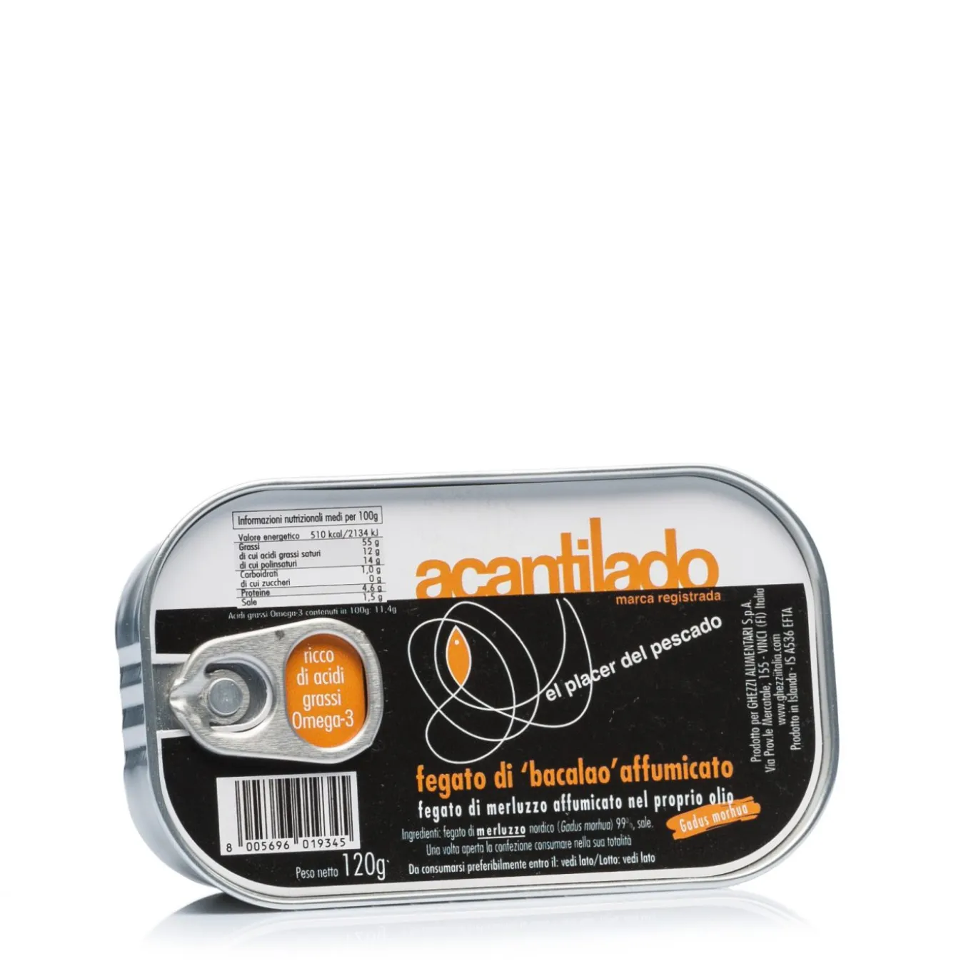 Fegato di Bacalao Affumicato 120g