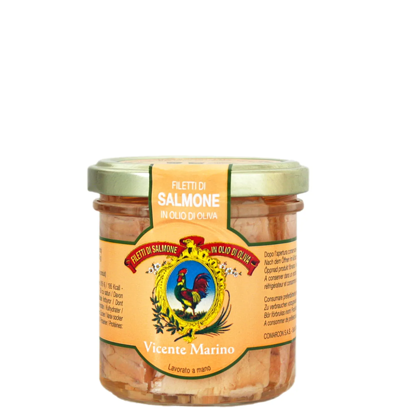 Filetti di Salmone in Olio d'Oliva 150g
