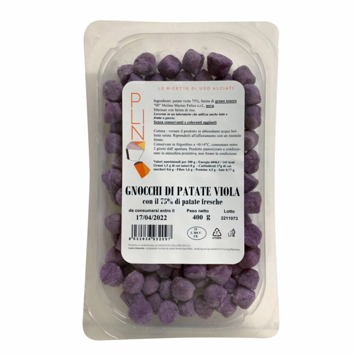 Gnocchi di Patate Viola 400g