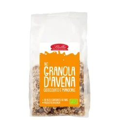 Granola di Avena, Cioccolato e Mandorle Bio 300g