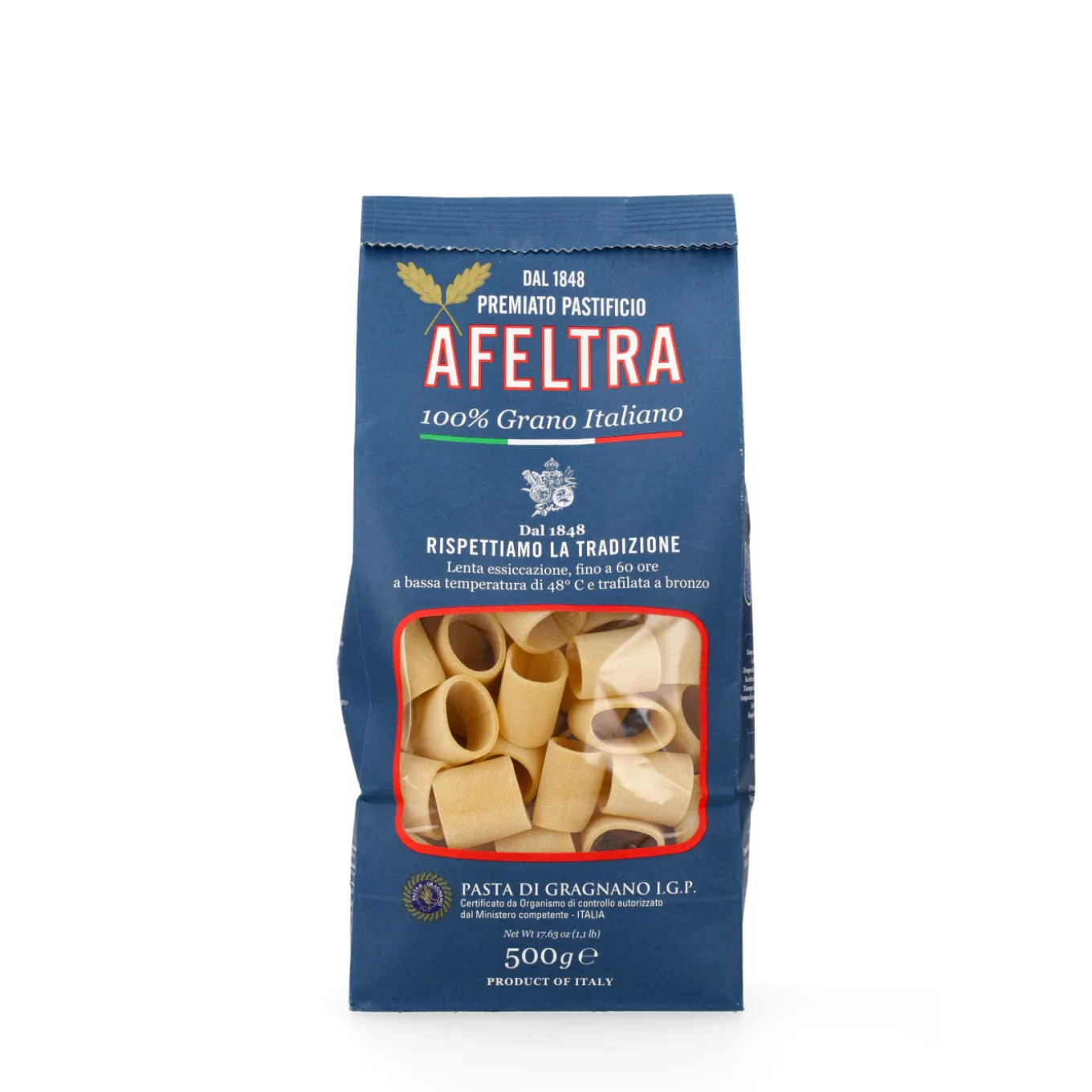 Mezzi Paccheri di Gragnano IGP 0,5kg