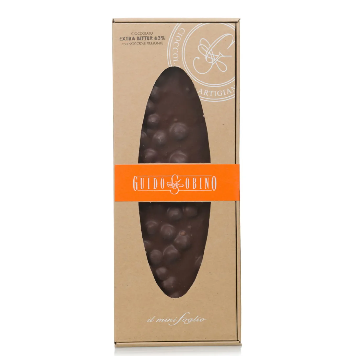 Minifoglio Cioccolato Extra Bitter con Nocciole Piemonte 300g