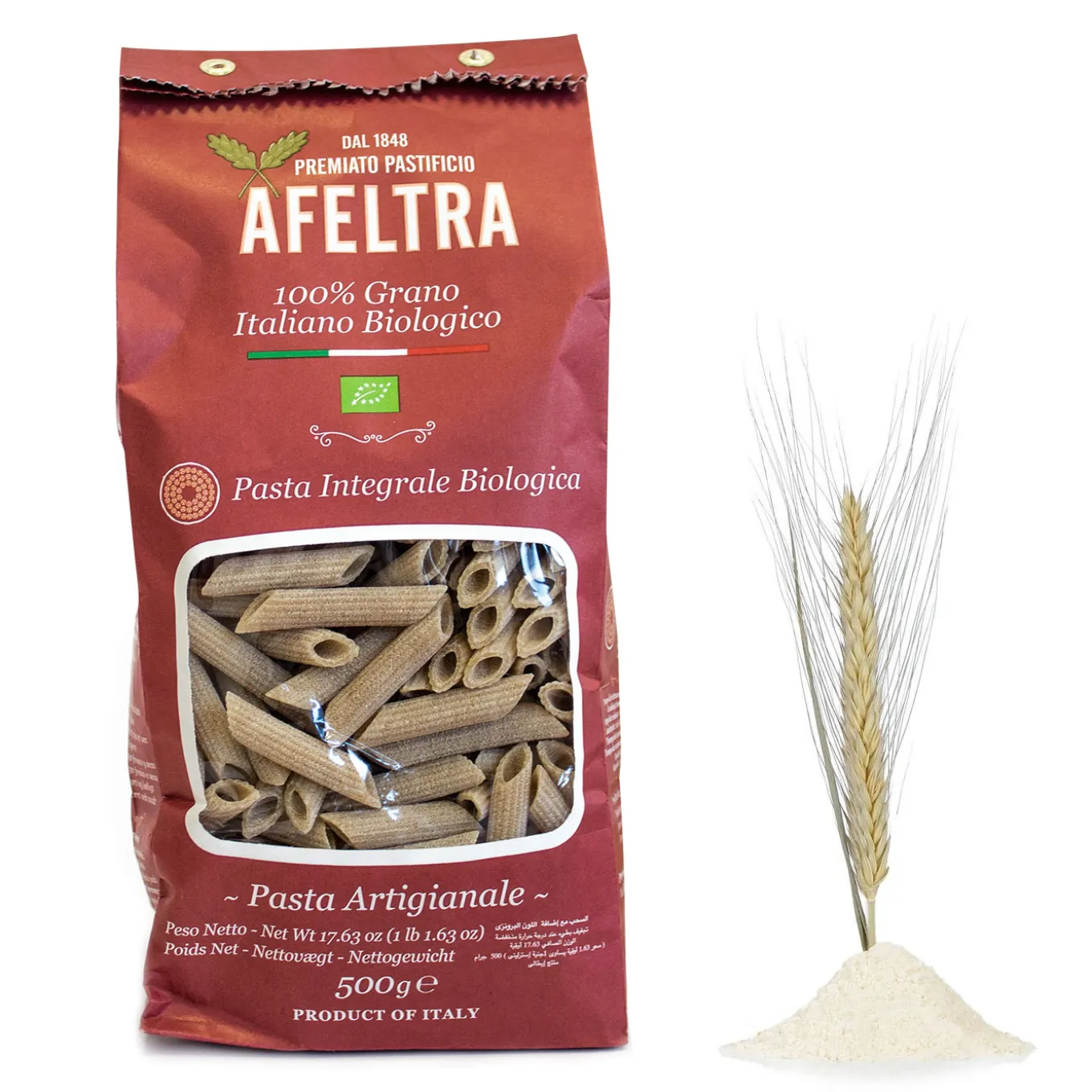 Penna Rigata Integrale 500g