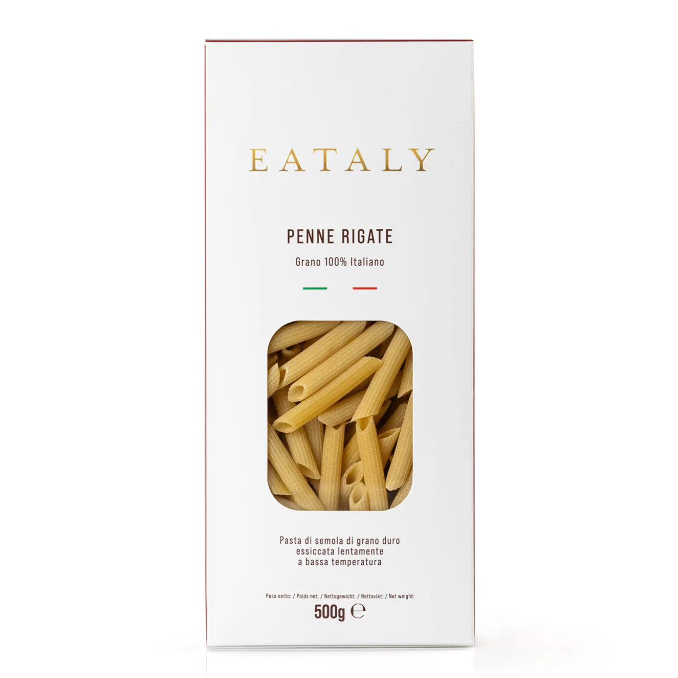 Penne Rigate 100% Grano Italiano 500g