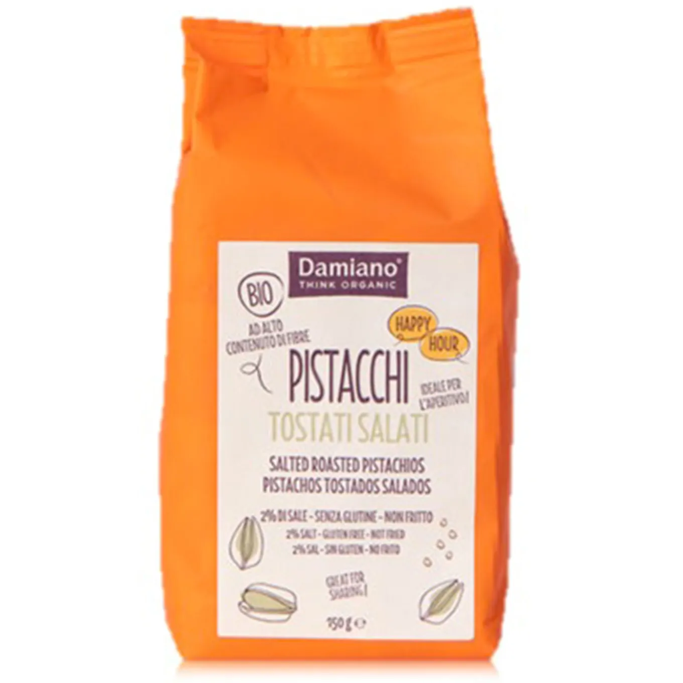 Pistacchi Bio in Guscio Tostati e Salati 150g