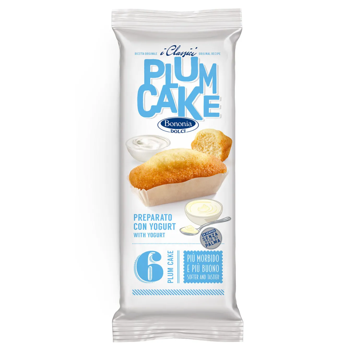 Plumcake Preparato con Yogurt 6pz. 198g