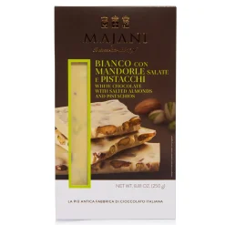 Snap Bianco con Mandorle Salate e Pistacchi 250g