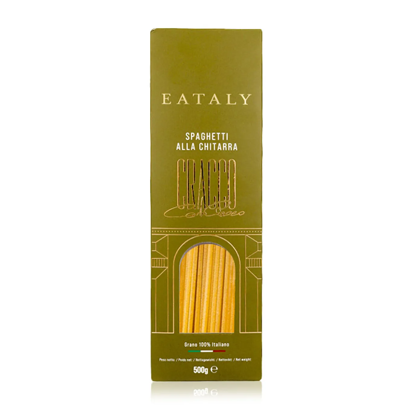 Spaghetti alla Chitarra 100% Grano Italiano con ricetta di Carlo Cracco 500g