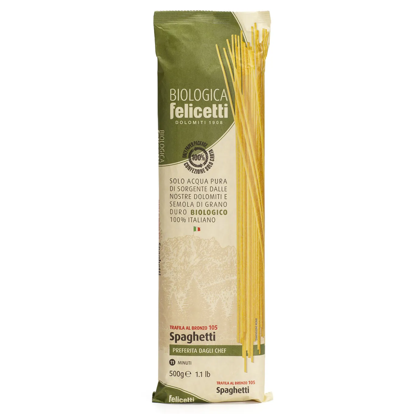Spaghetti Bio 500g