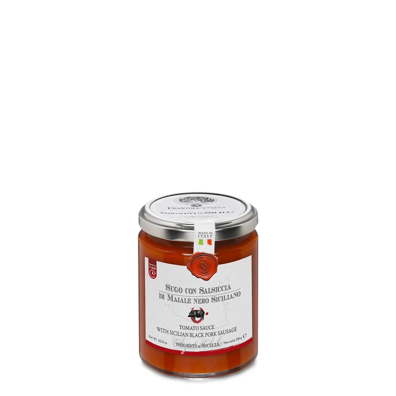 Sugo con Salsiccia di Maiale Nero Siciliano 290g