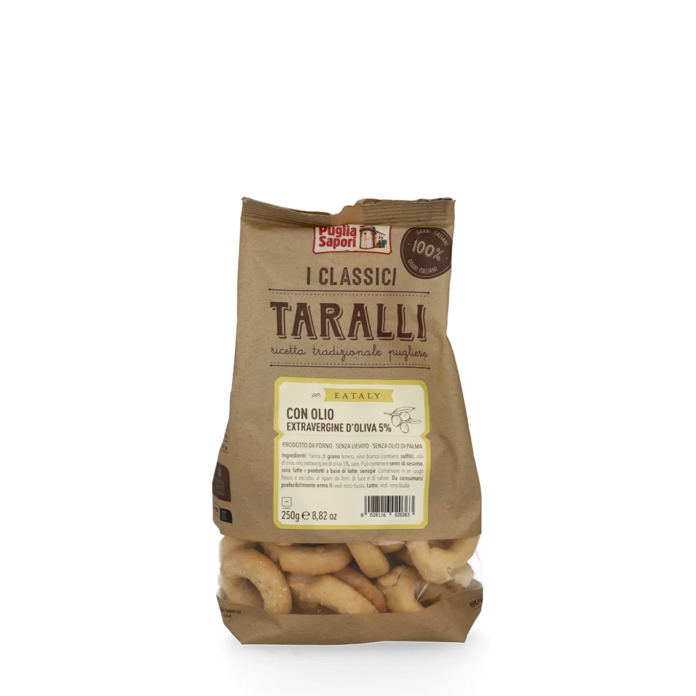 Taralli con Olio Extravergine di Oliva 250g