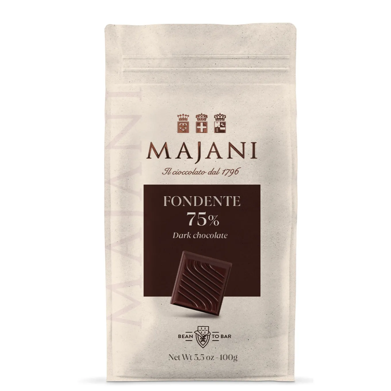 Tavoletta di Cioccolato Fondente Extra 75% 100g
