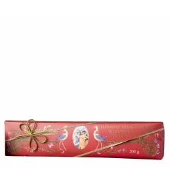 Torrone Bianco Tenero Ricoperto di Cioccolato Fondente 200g