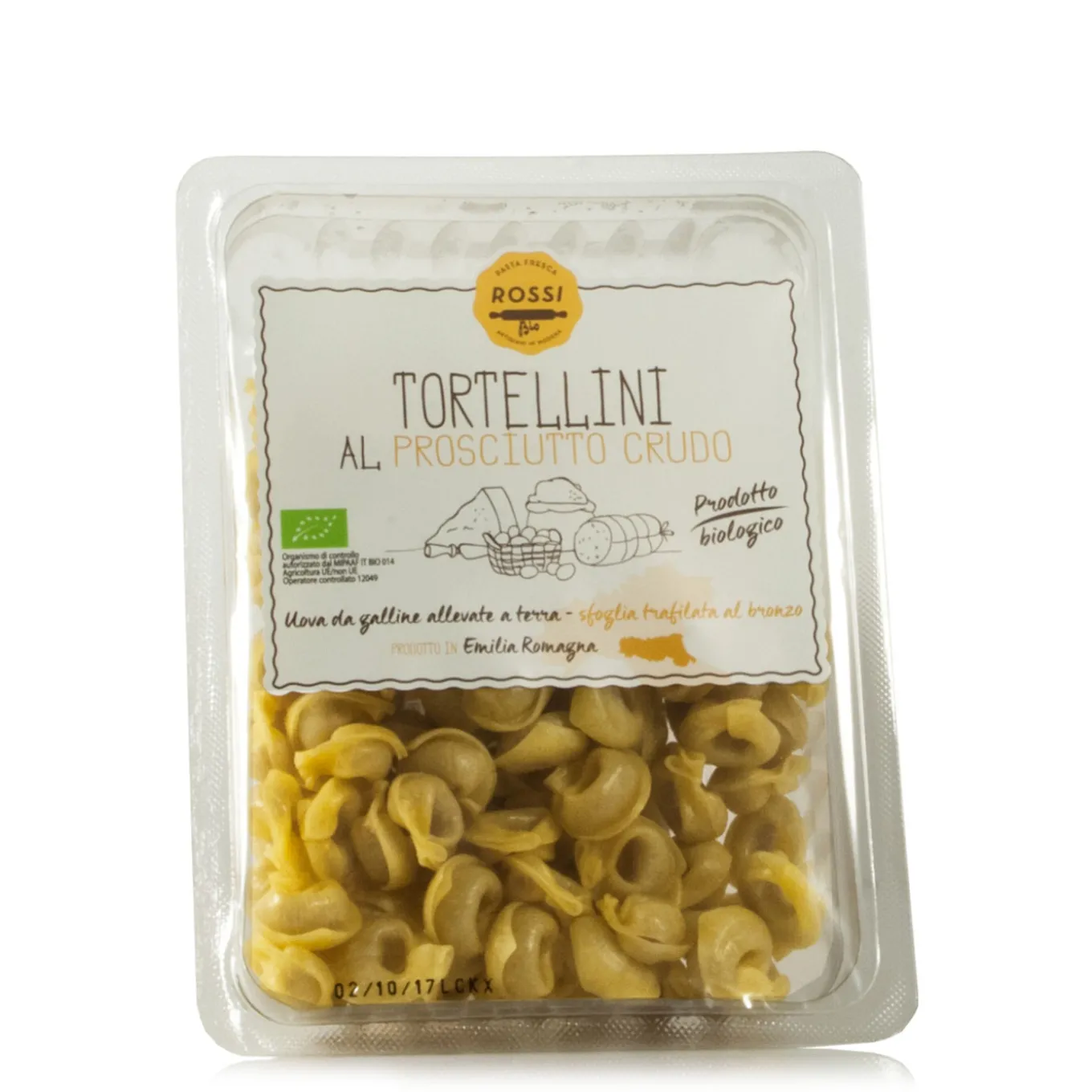 Tortellini al Prosciutto Crudo Bio 250g