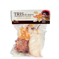 Tris di Mare Cotto al Vapore 580g