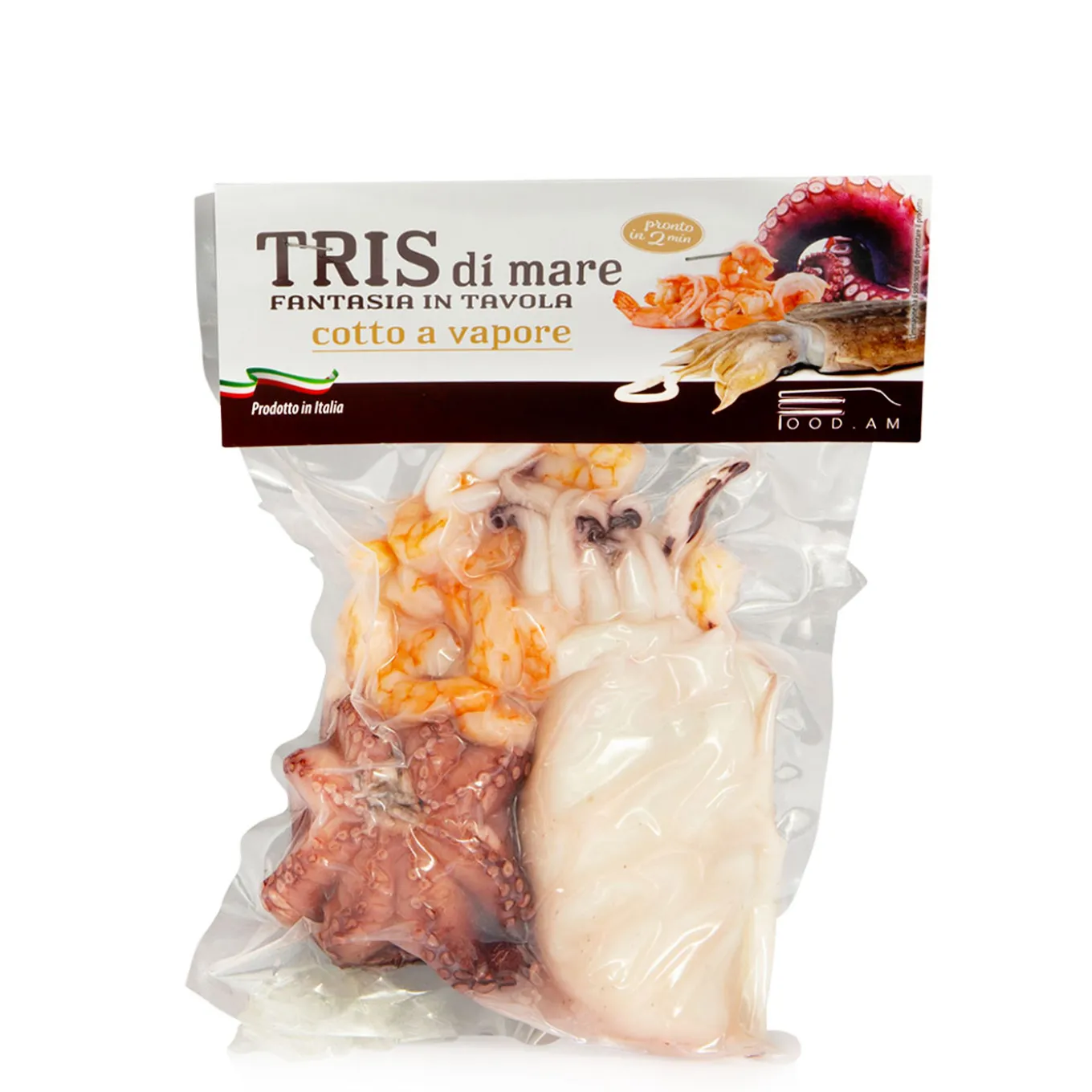 Tris di Mare Cotto al Vapore 580g