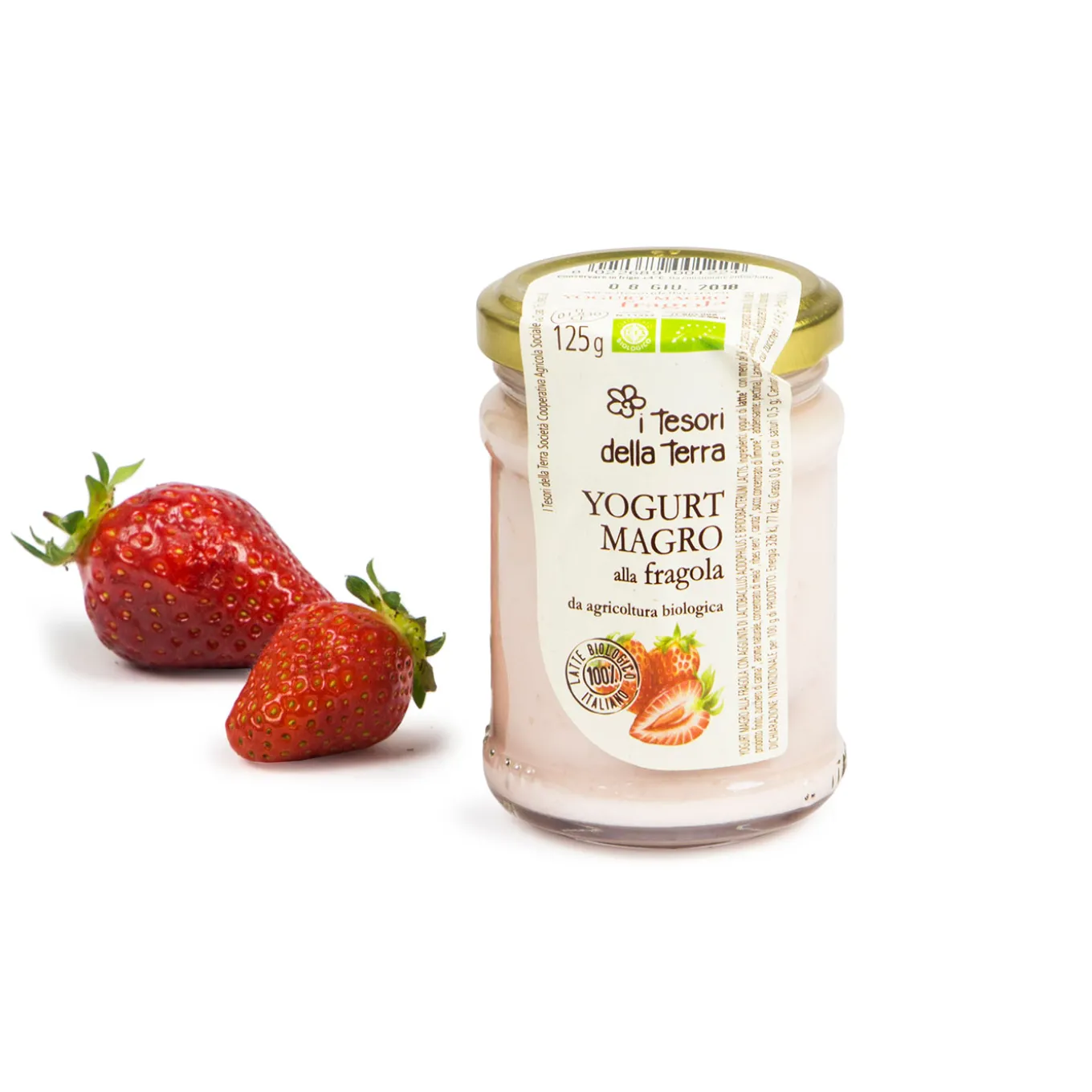 Yogurt Magro alla Fragola Bio 125g