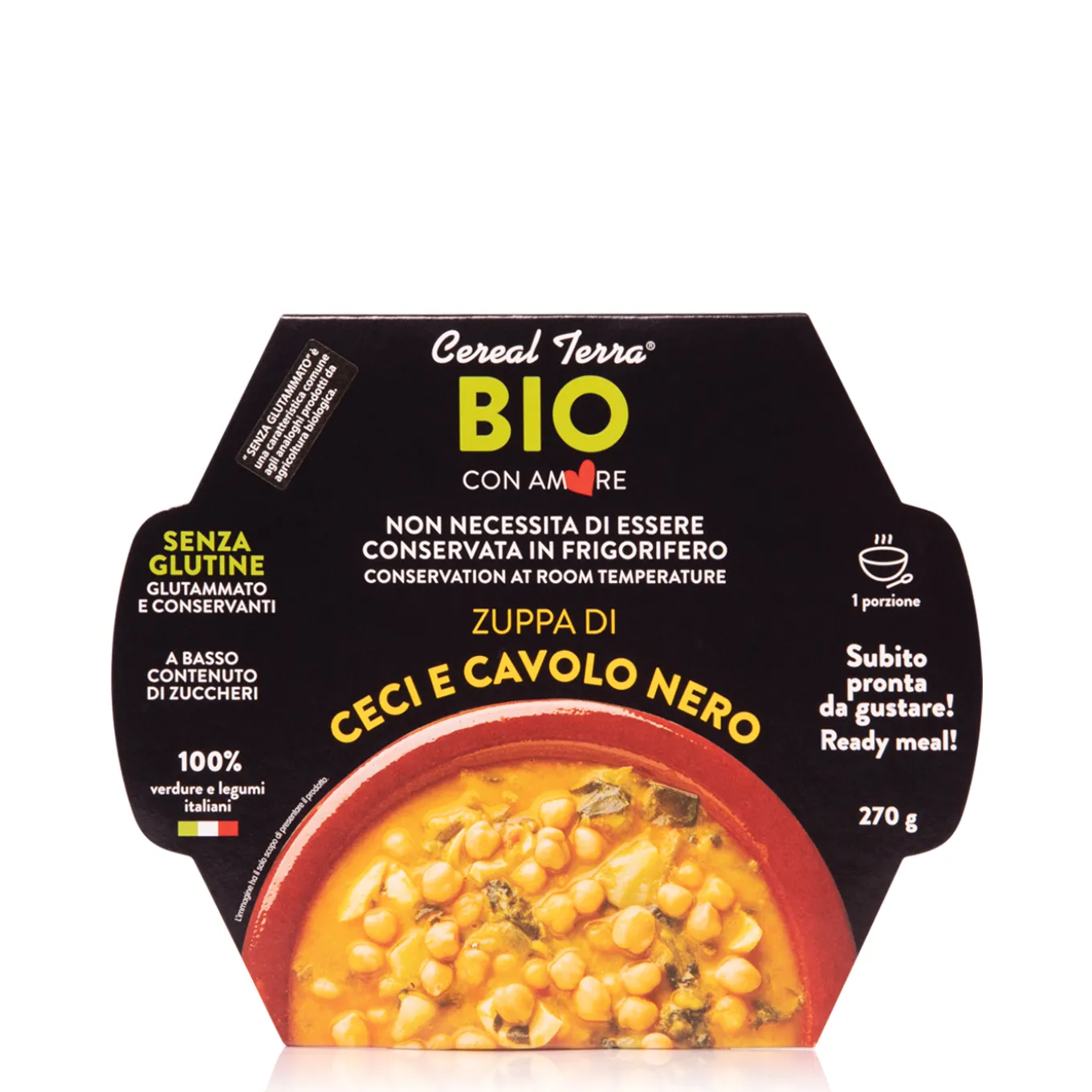 Zuppa di Ceci e Cavolo Nero Bio 270g